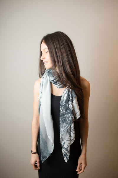 Whispered Musings Silk Scarf
