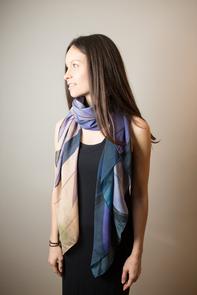 Upper Glass Silk Scarf