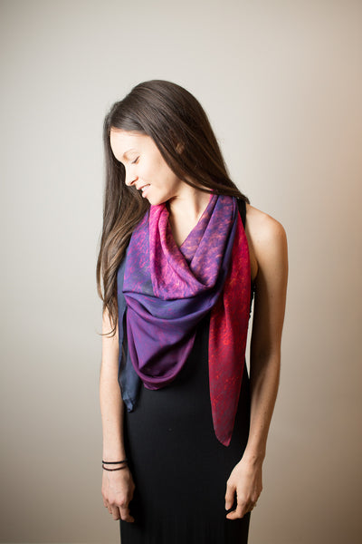 Majestic Horizons Silk Scarf