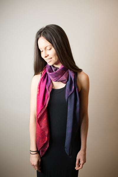 Majestic Horizons Silk Scarf