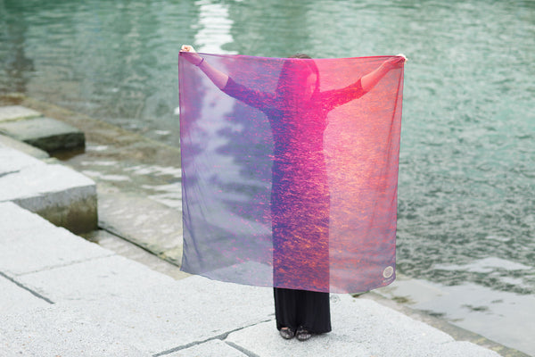 Majestic Horizons Silk Scarf