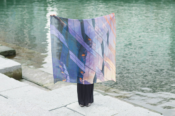 Upper Glass Silk Scarf