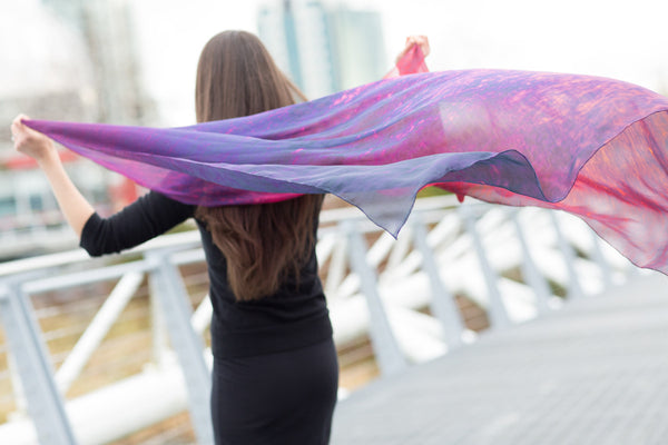Majestic Horizons Silk Scarf