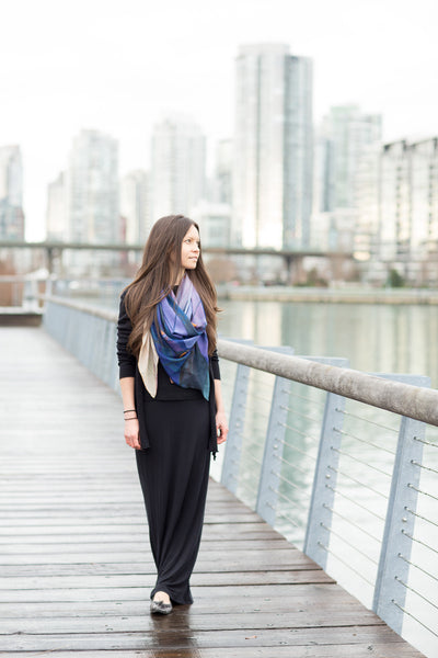Upper Glass Silk Scarf