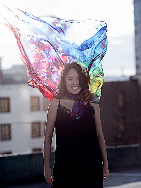 Supernova Silk Scarf