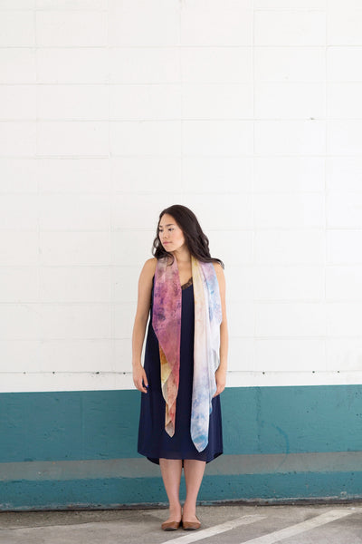 Sorbet Sky Silk Scarf