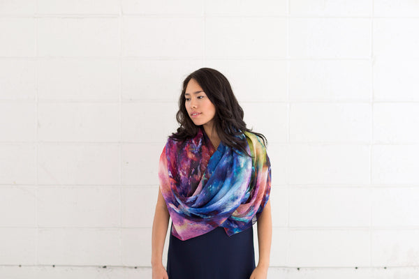 Supernova Silk Scarf